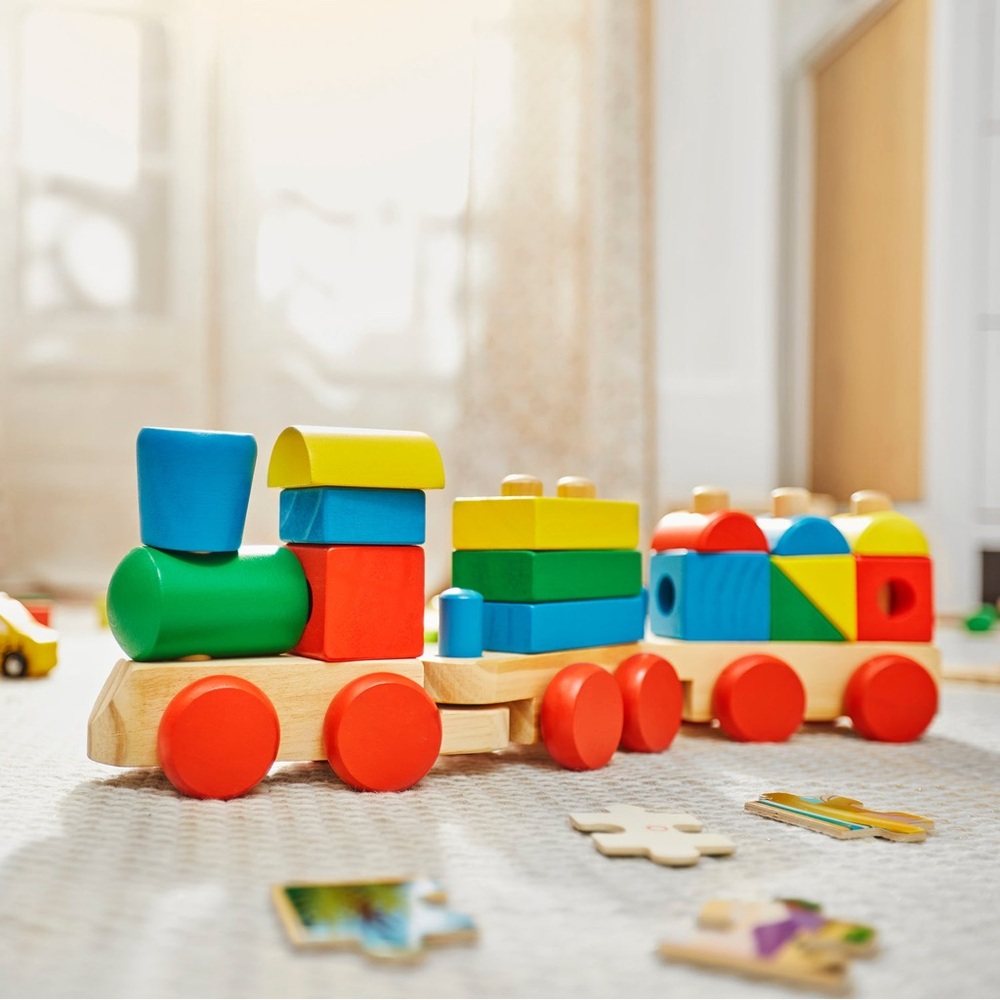 Melissa and Doug Stacking Train Toddler Toy